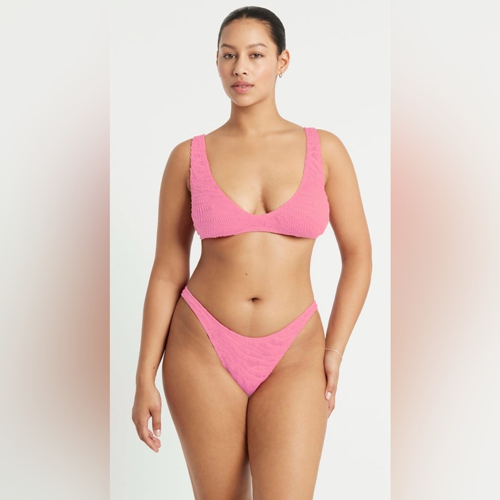 Bond-Eye Pink Tiger Two Piece Bikini Swimsuit • Size O/S • NWT